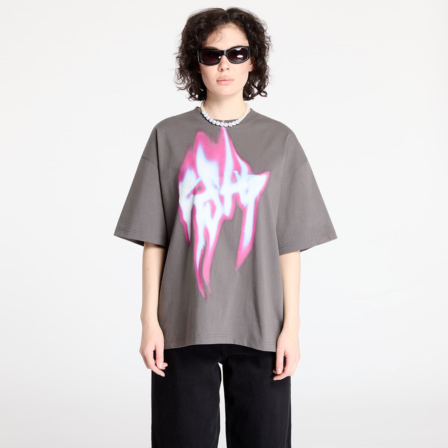 Tričko Footshop Walking Art T-Shirt Šedá | FTSHP_403, 0