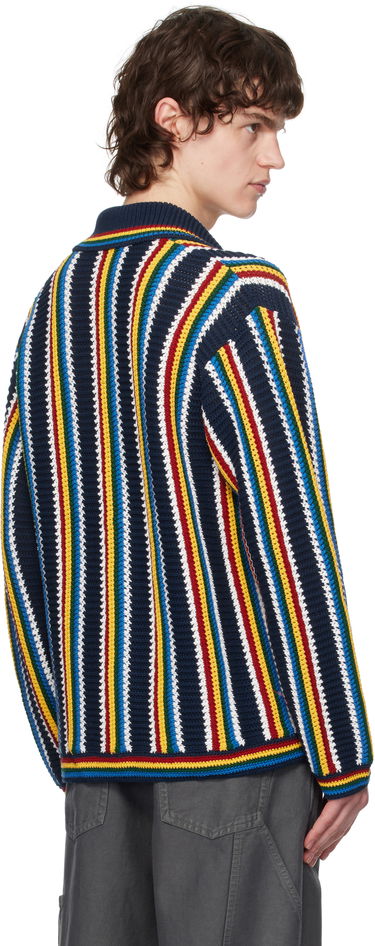 Sveter Casablanca Casablanca Stripe Crochet Cardigan Rôznofarebný | MPS25-KW-836-01, 2