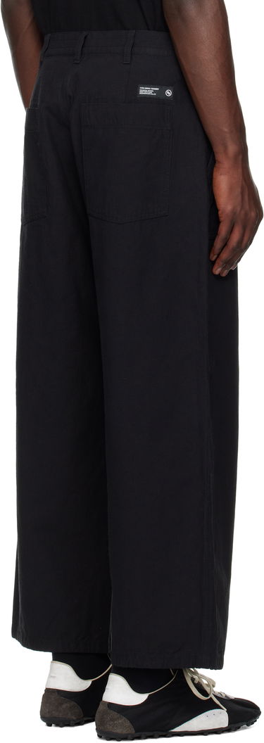 Nohavice Neighborhood Neighborhood Wide Baker Trousers Čierna | 251ZANH-PTM07, 2