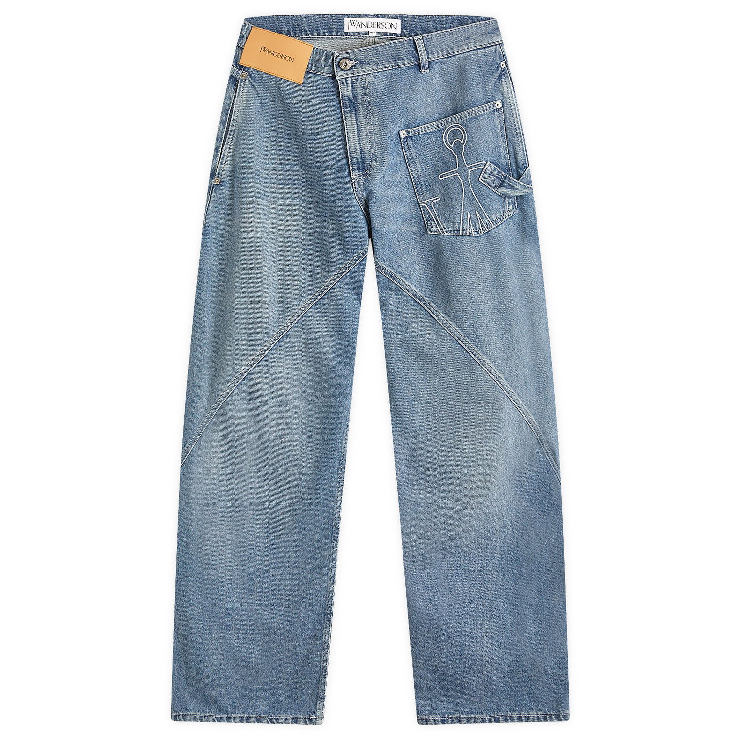Džínsy JW Anderson JW Anderson Twisted Workwear Jeans Size 28" Modrá | DT0110-PG1735-804, 1