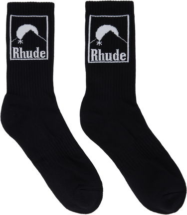 Ponožky Rhude Rhude Moonlight Badge Socks Čierna | RHPS25SO06117, 0