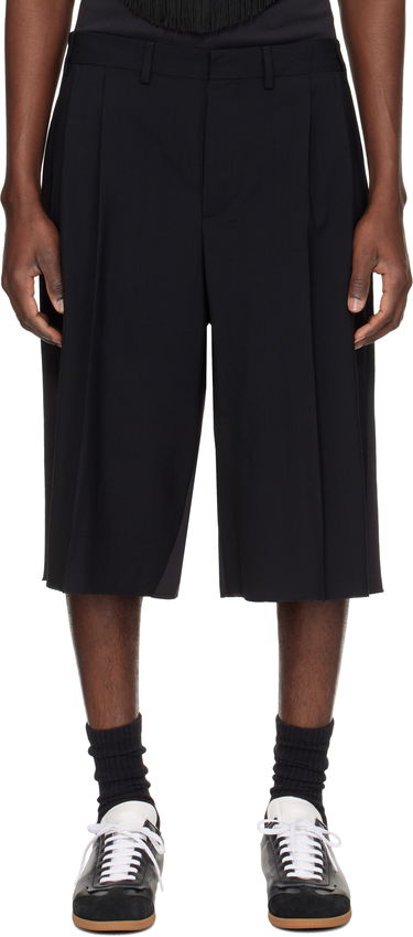 Šortky Maison Margiela MM6 Maison Margiela Pleated Knee-Length Shorts Čierna | SH0MU0013 MTN042, 0