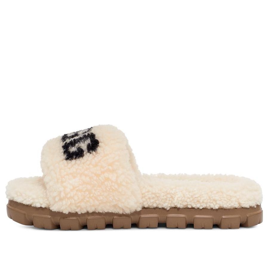 Tenisky a topánky UGG Cozetta Curly Graphic Slides Biela | 1132891-NAT, 0