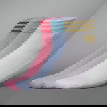 Ponožky adidas Originals Trefoil Ankle Socks 3-pack Rôznofarebný | IT5523, 1