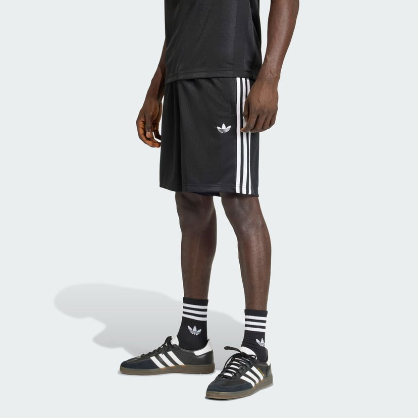 Šortky adidas Performance 3-Stripes Loose Engineered Shorts Čierna | KE3594