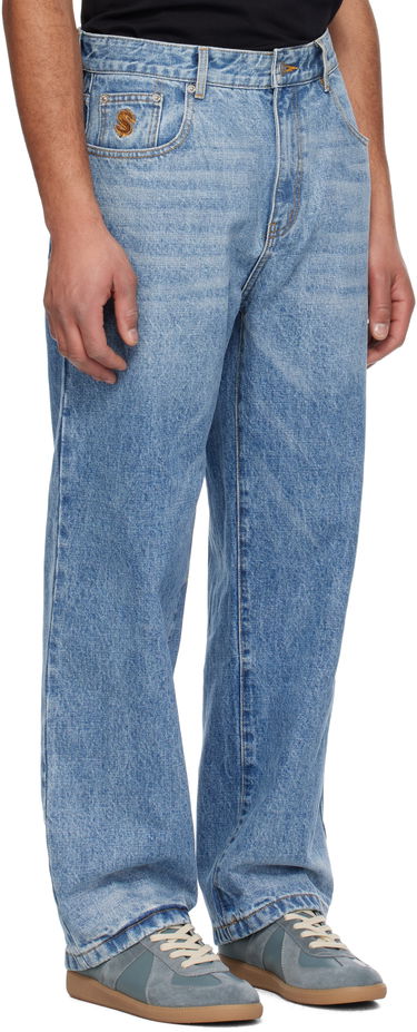 Džínsy BILLIONAIRE BOYS CLUB Billionaire Boys Club Astro Jeans Modrá | B25119, 1