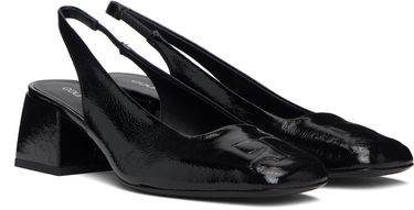 Tenisky a topánky Courrèges Courrèges AC Vinyl Slingback Heels Čierna | 325SPP039VY0003, 3