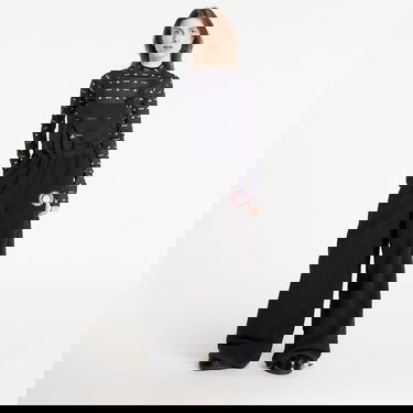 Overal adidas Performance Moonboot Wide-Leg Fleece Bib Pant Čierna | JM6494, 4