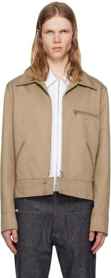 Bunda Courrèges Courrèges Zipped Jacket Béžová | 125CBL251PL0178, 0