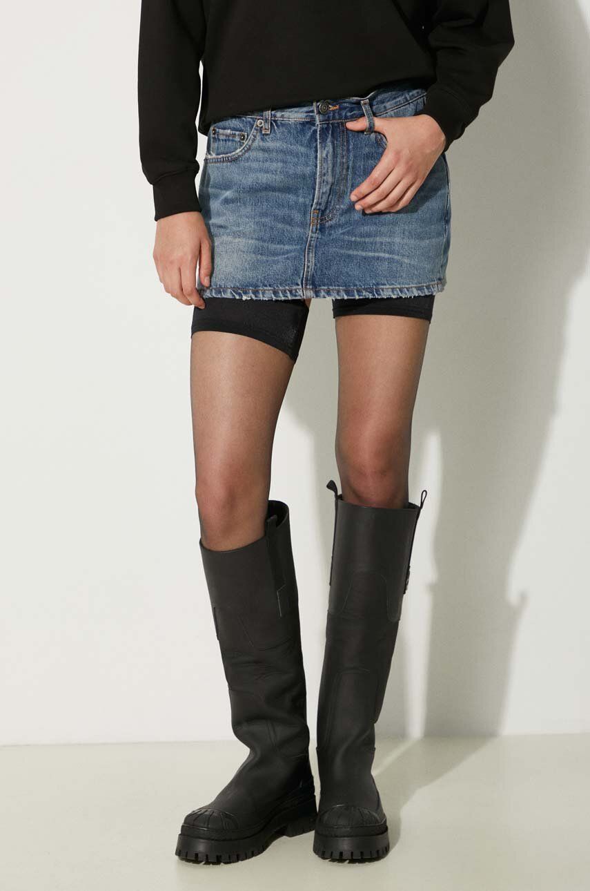 Sukňa Fiorucci Denim Mini Skirt Modrá | W01FPDSK077DN01DN02, 0