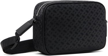 Taška cez rameno BOSS Embossed Geometric Pattern Crossbody Bag Čierna | 50548071, 2
