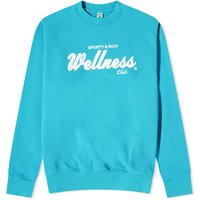 Sveter Sporty & Rich Draft Crew Sweat Tyrkysová | CRAW2333DO, 2