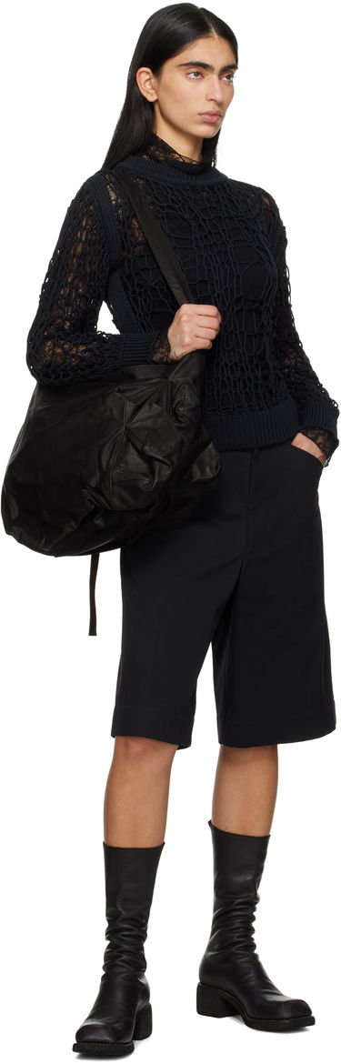 Taška cez rameno Yohji Yamamoto Yohji Yamamoto Uneven Crossbody Bag Čierna | DT-I30-798, 3
