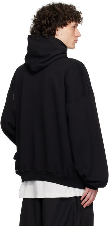 Mikina Balenciaga BB Garderobe Large Fit Hoodie Čierna | 813406TRVW1, 2