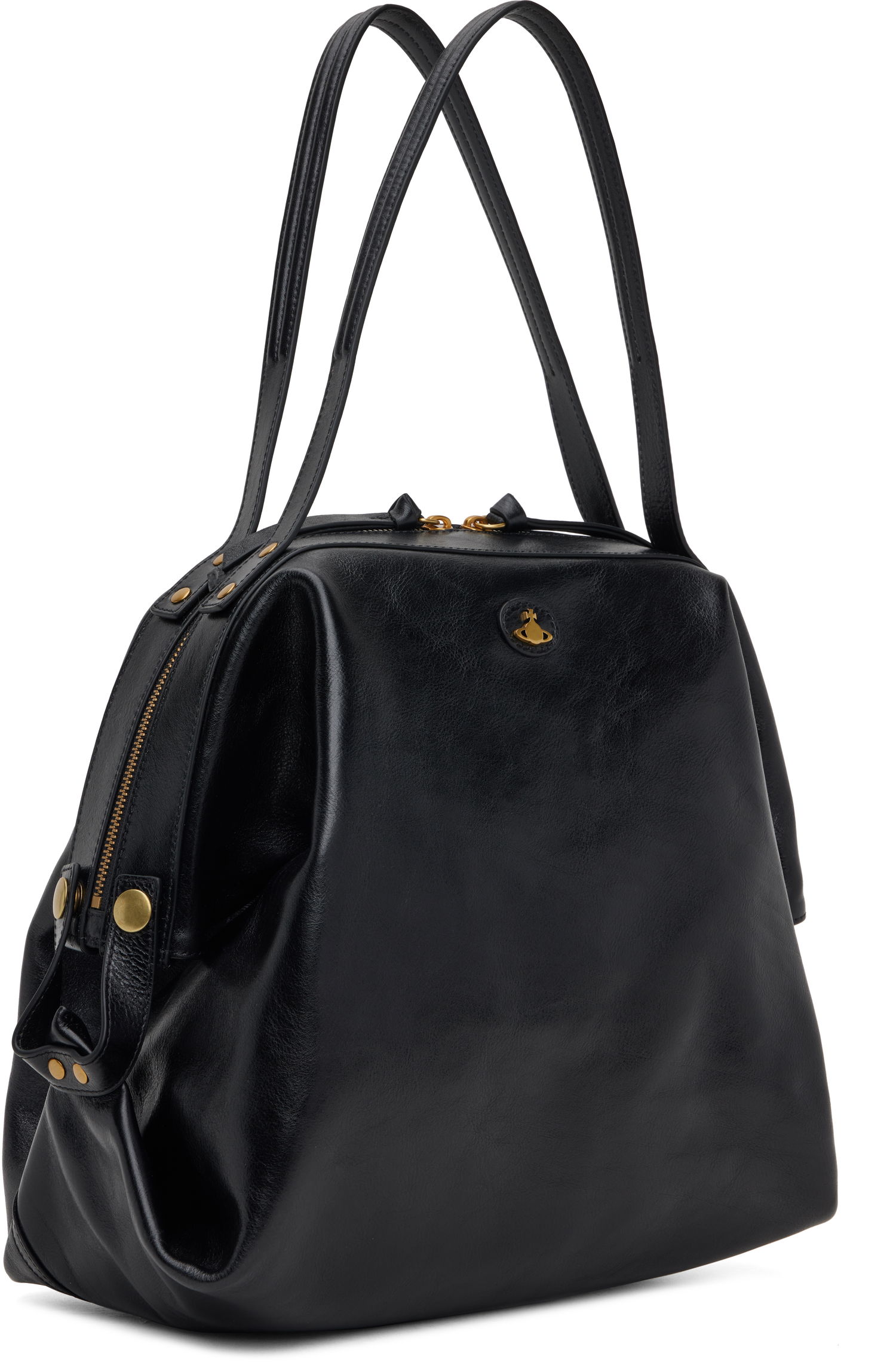 Taška cez rameno Vivienne Westwood Black Large Mara Holdall Duffle Bag Čierna | 47010004U-L0067-, 1