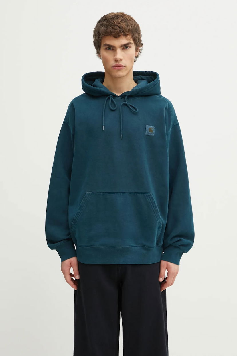 Mikina Carhartt WIP Hooded Vista Sweat Hoodie Tyrkysová | I029523.0AUGD