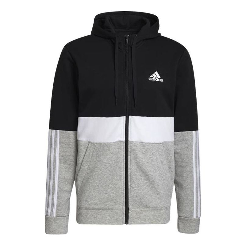 Mikina adidas Originals Fleece Full-Zip Hoodie Čierna | GV5244, 0
