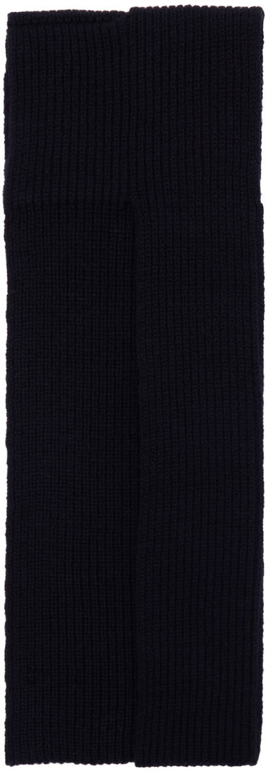 Šál Dries Van Noten Ribbed Knitted Scarf Modrá | 242-021235-9706, 1