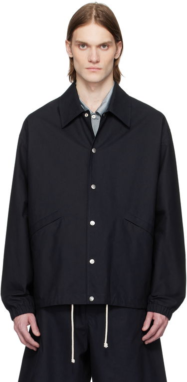 Vetrovka Jil Sander Jil Sander Sportswear Snap Button Jacket Čierna | J47SW0003_J45296, 0