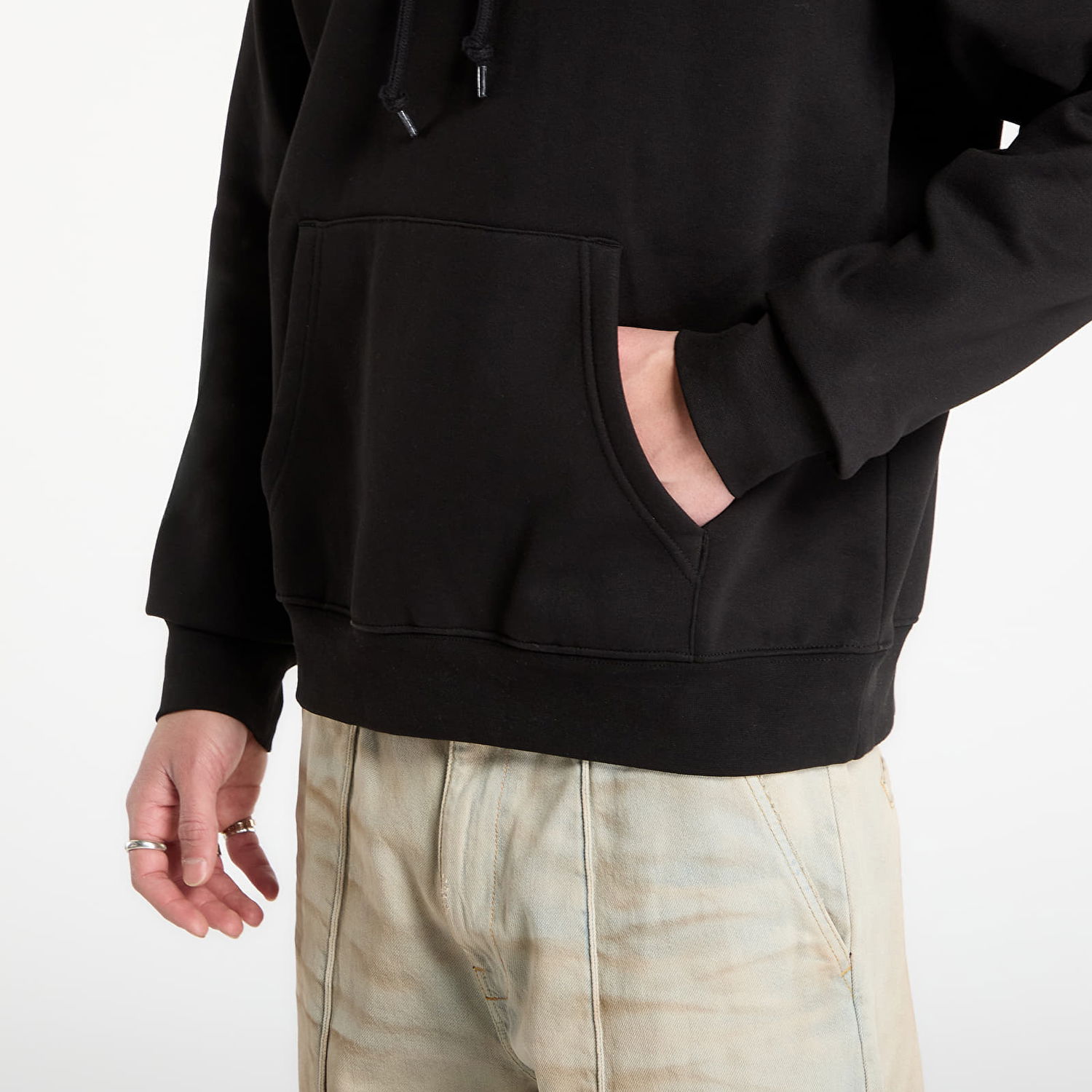 Mikina OBEY Doberman Pullover Hood Čierna | 112844249-BLK, 1