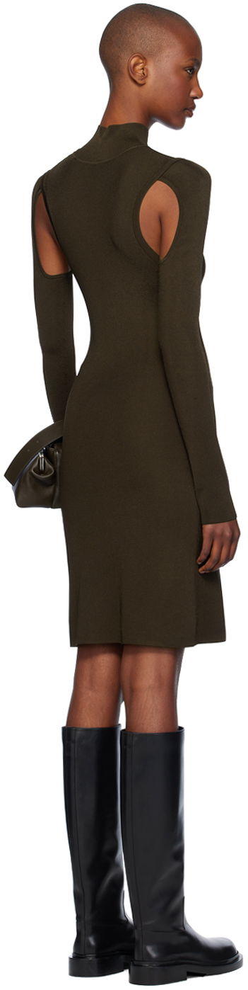 Šaty Helmut Lang Helmut Lang Air Turtleneck Midi Dress Zelené | O06HW704, 2