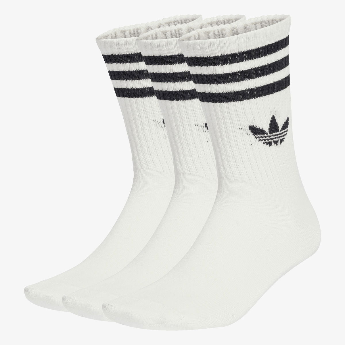 Ponožky adidas Performance 3-Stripes Crew Socks - 3 Pairs Biela | JV7401, 1