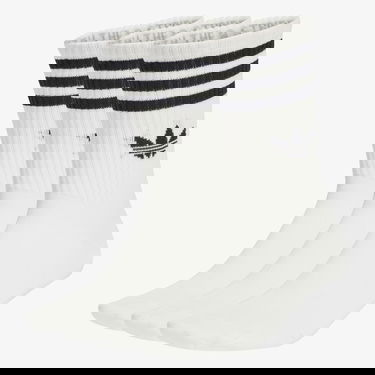 Ponožky adidas Performance 3-Stripes Crew Socks - 3 Pairs Biela | JV7401, 1