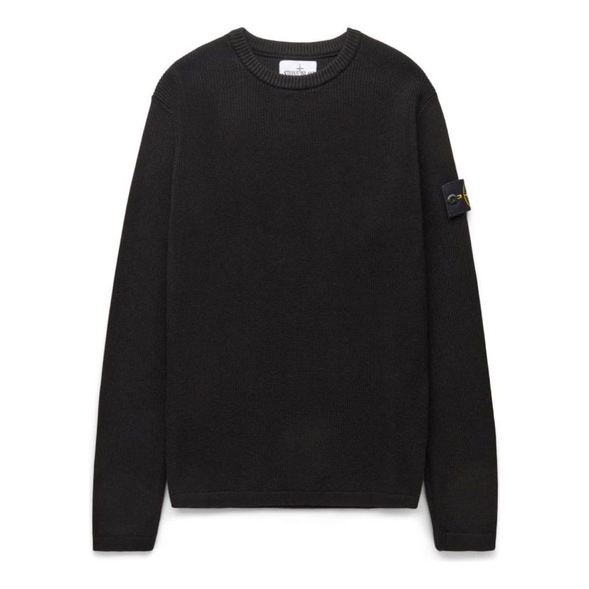 Sveter Stone Island Logo Patch Knit Jumper Čierna | 7815507D8-V0029