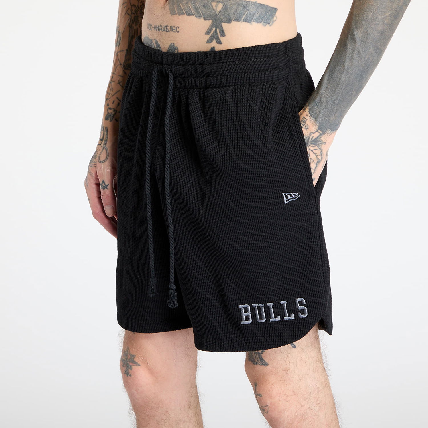 Šortky New Era Chicago Bulls Waffle Shorts Čierna | 60667890, 1