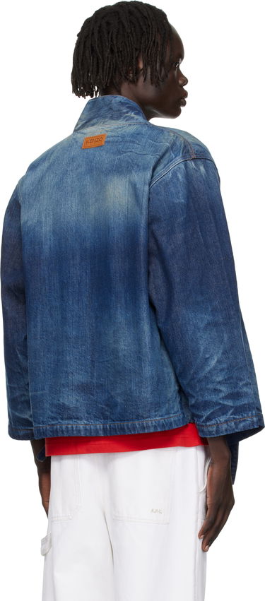Bunda KENZO Kenzo Paris Kimono Denim Jacket Modrá | FF65DV1466I7, 2