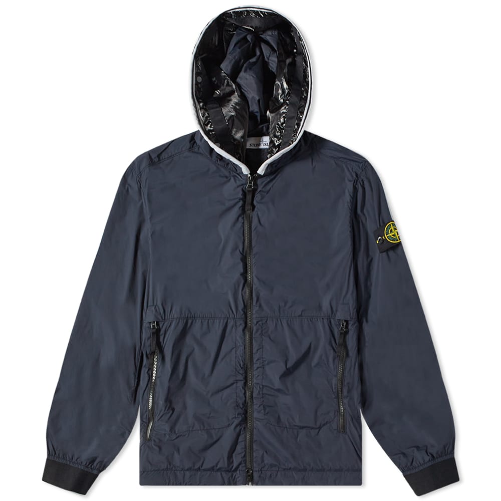 Bunda Stone Island Nylon-Tc Hooded Jacket Navy | 761541131-V0020, 0