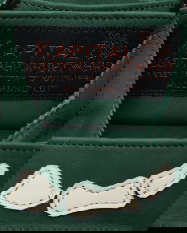 Peňaženka KAPITAL Thumb-Up Bone Hand Zip Mini Wallet Zelené | EK-1401XG GREEN, 6