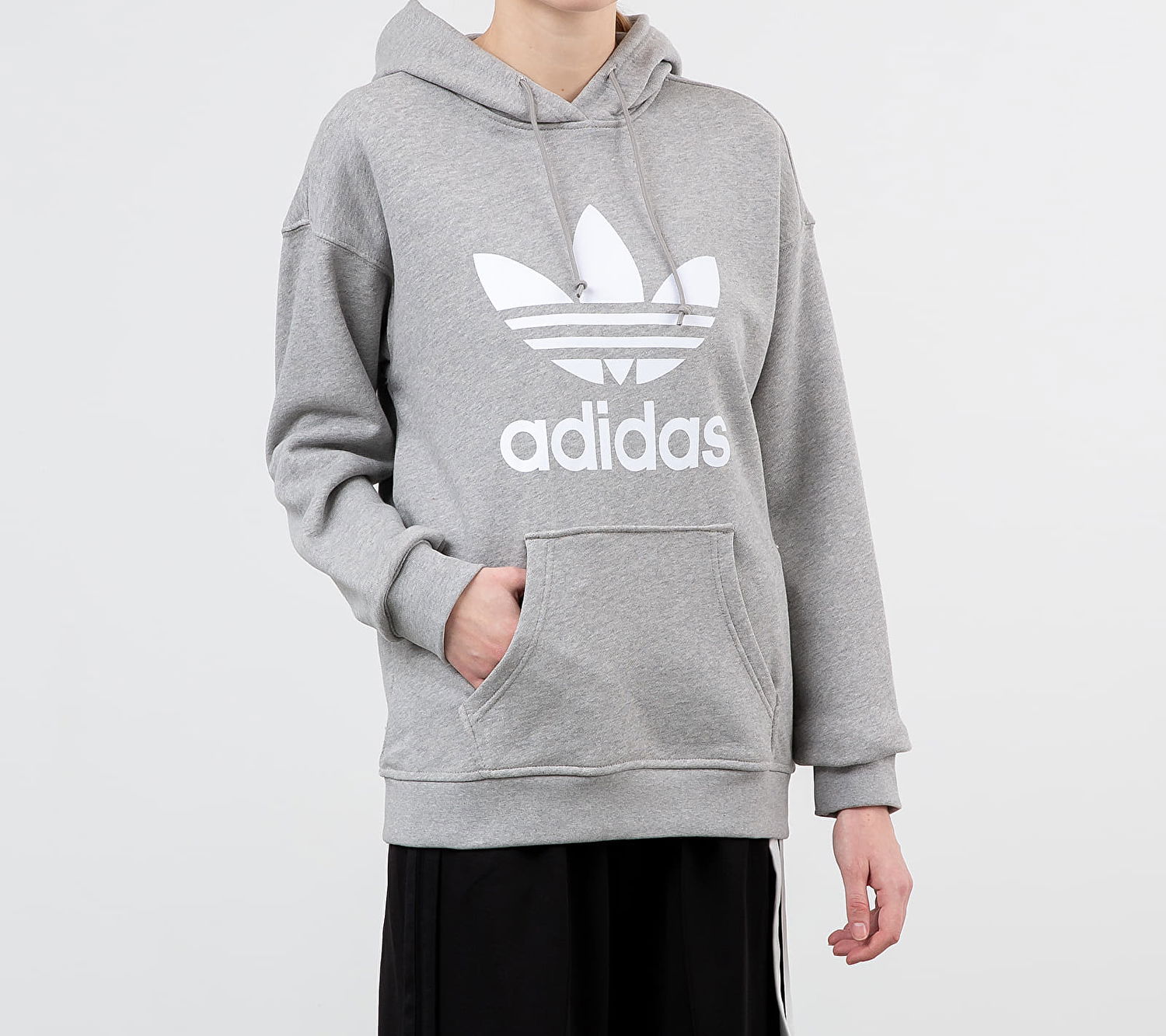 Mikina adidas Originals Trefoil Hoodie Šedá | FM3304, 0