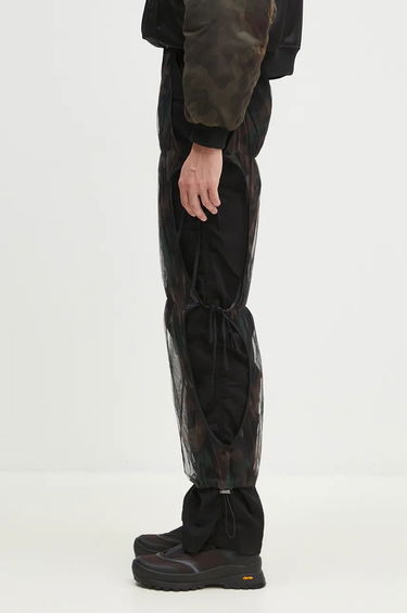 Nohavice Andersson Bell Camouflage Mesh Layered Tying Pants Čierna | apa767w, 1