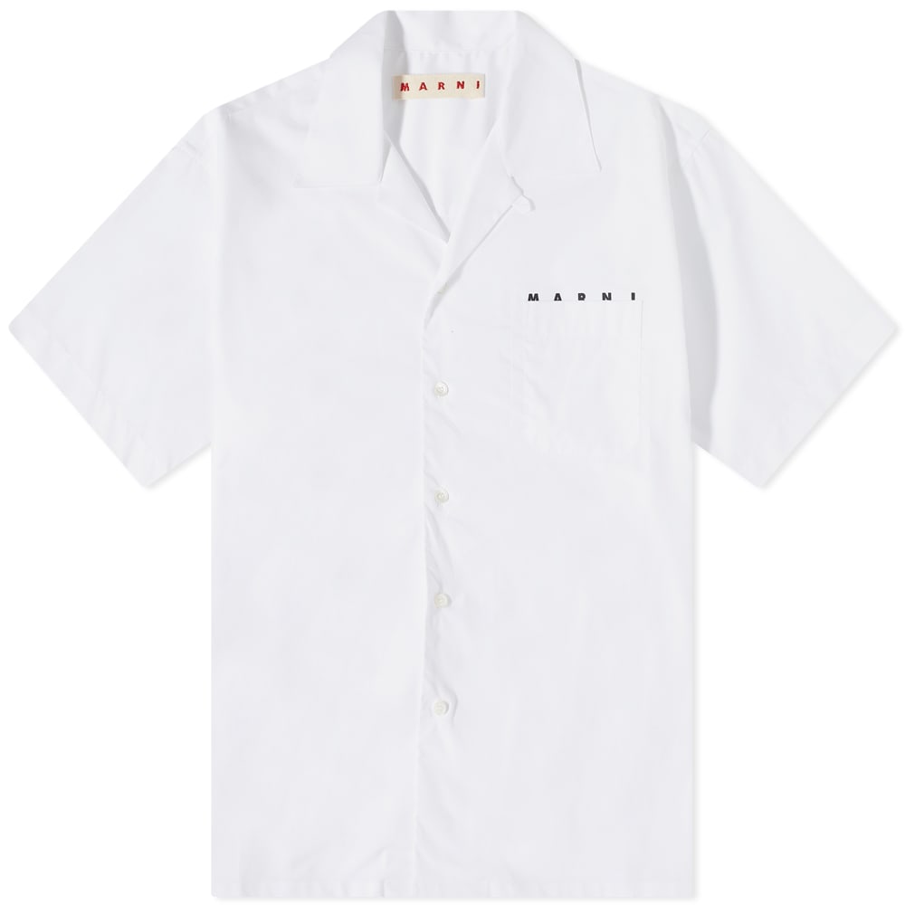 Pocket Logo Vacation Shirt Lily White