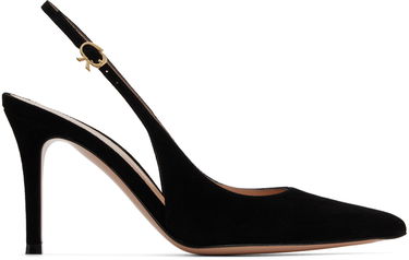 Tenisky a topánky Gianvito Rossi Suede Slingback Pumps Čierna | G95433-85RIC-CAM, 0