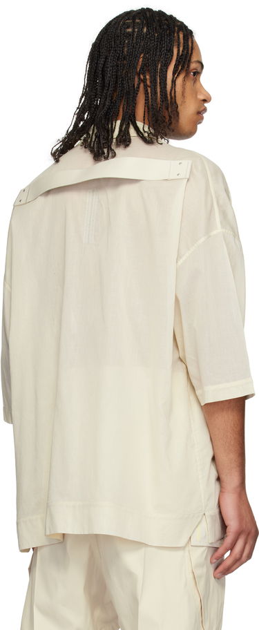 Košeľa Rick Owens Rick Owens Hollywood Magnum Tommy Shirt Béžová | RU01E5298 CV, 2