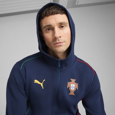 Mikina Puma Portugal Casuals Men's Full-Zip Hoodie Navy | 779554_17, 4
