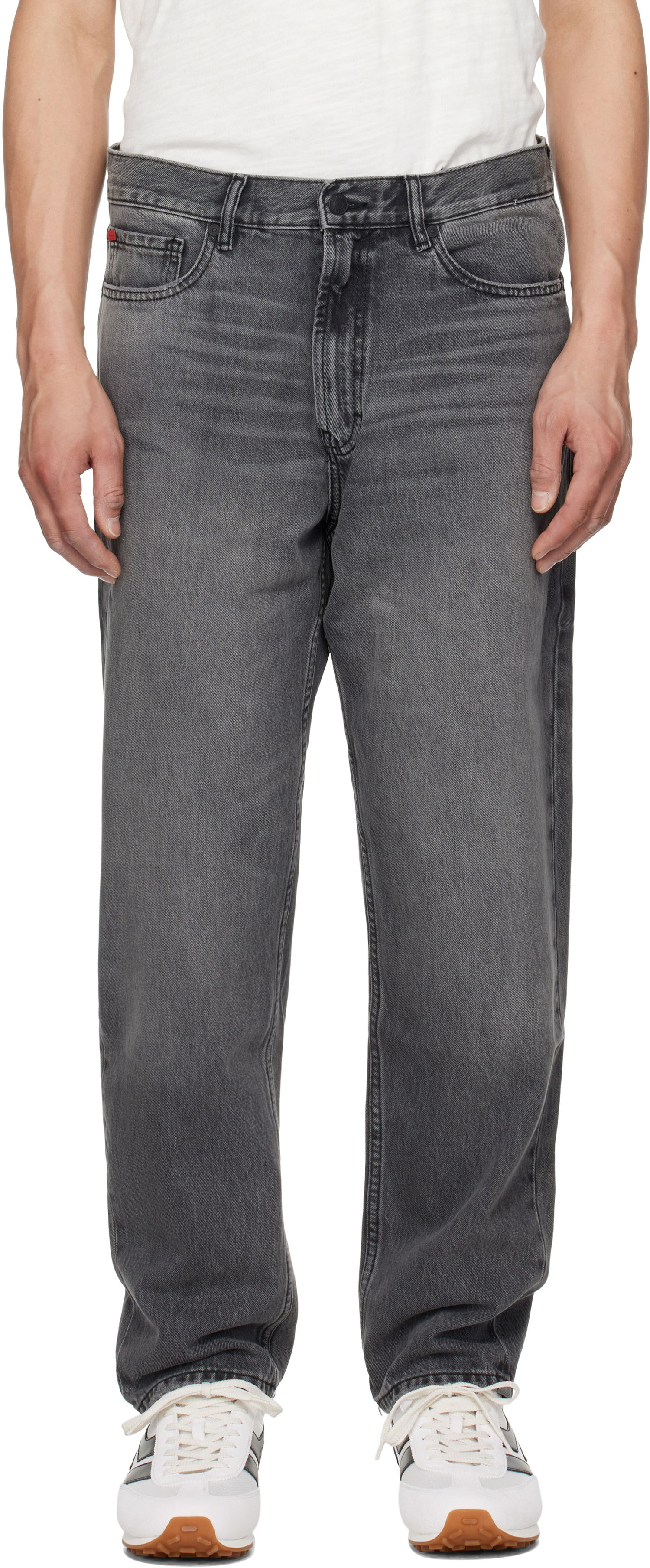 Džínsy BOSS 838 Relaxed Fit Jeans Šedá | 50537715, 0
