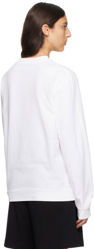 Mikina We11done We11done Angel Graphic Sweatshirt Biela | WD-TS3-23-785-U-WH, 2