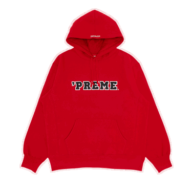 Mikina Supreme 'Preme Hooded Sweatshirt Červená | FW22SW91 RED, 0