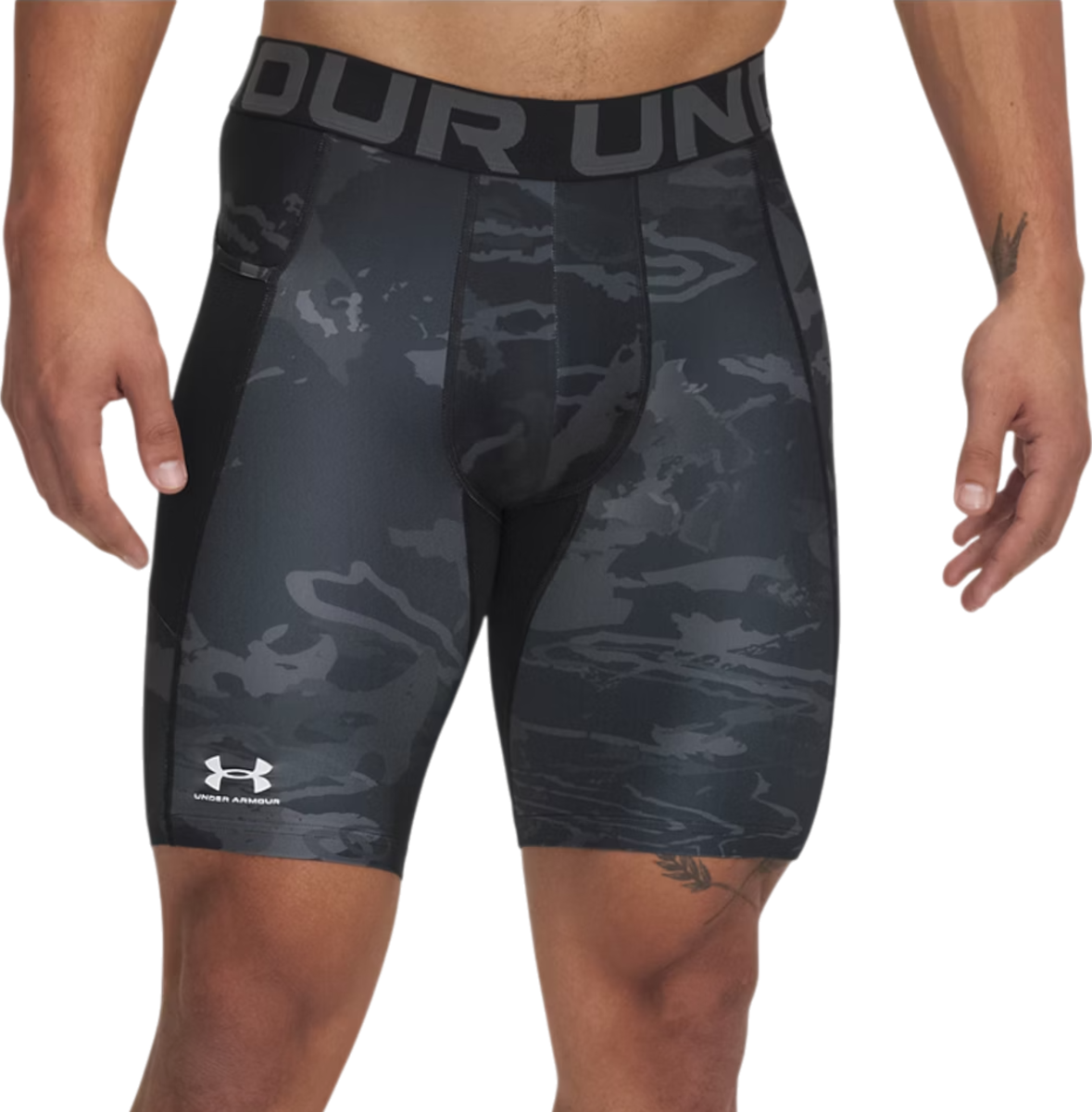 Boxerky Under Armour HeatGear® Printed Long Shorts Čierna | 1383323-002, 0
