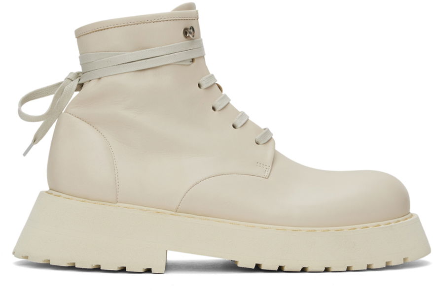 Oblečenie Marsèll Marsèll Micarro Lace-Up Ankle Boots Béžová | MM4186 093 180, 0
