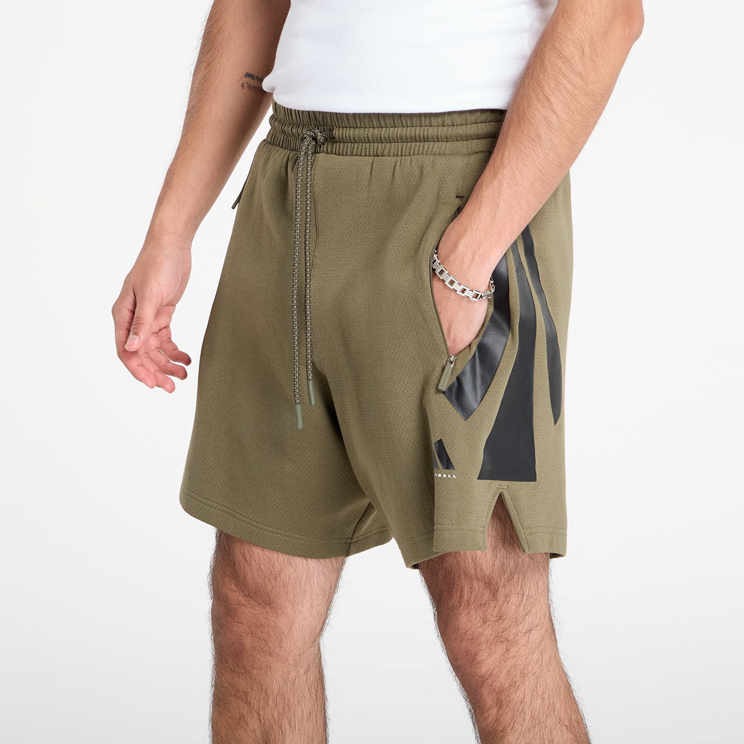 Šortky adidas Performance Basketball Spacer Shorts Zelené | JN3974, 1