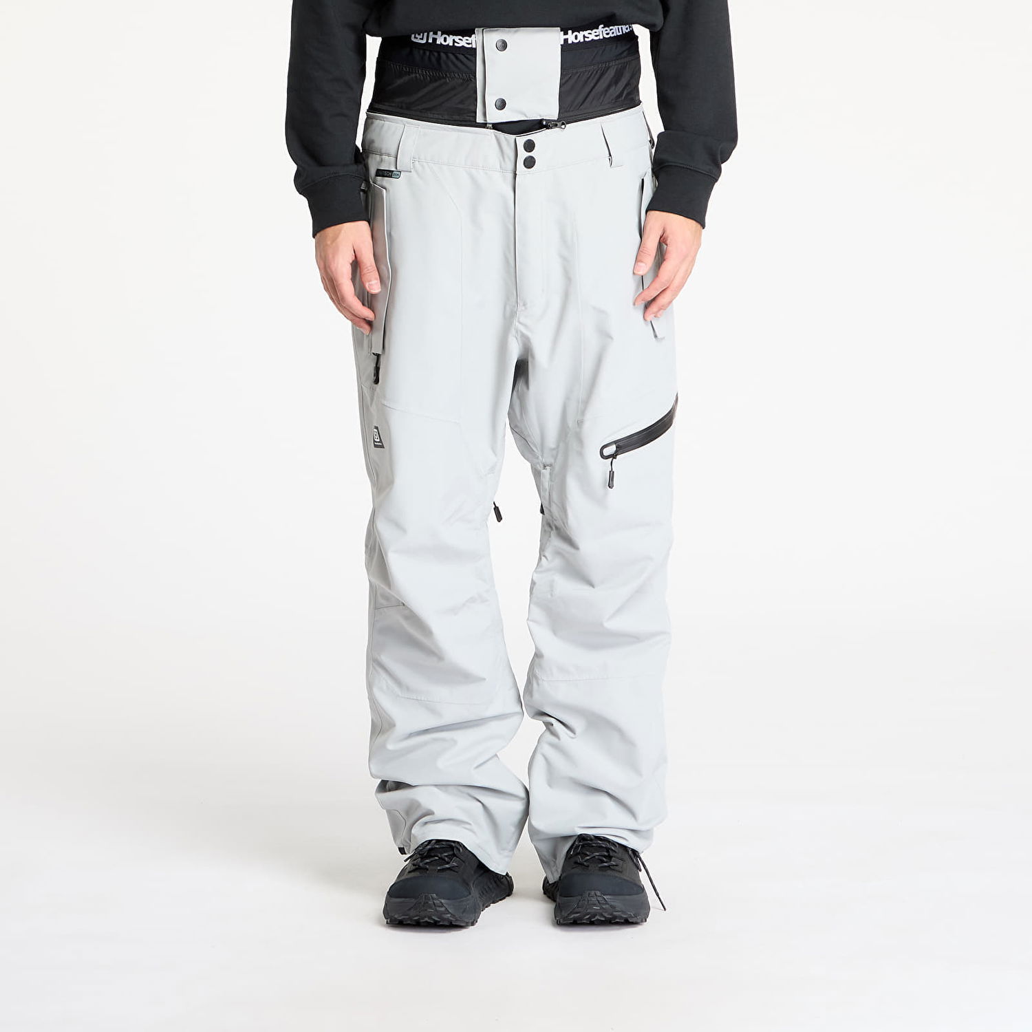 Nohavice Horsefeathers Horsefeathers Nelson Pants Šedá | OM297P, 0