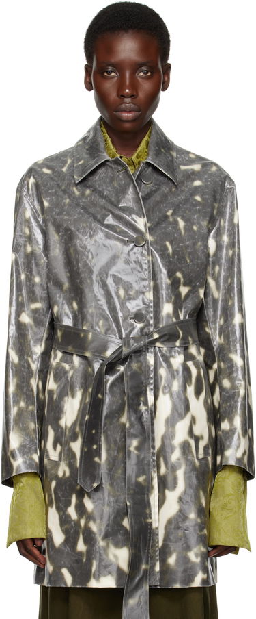 Pláštenka Dries Van Noten Dries Van Noten Water Repellent Mac Coat Šedá | 251-010209-1108, 0