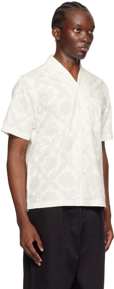 Košeľa Universal Works Universal Works Minari Print Resort Shirt Biela | P3078, 1