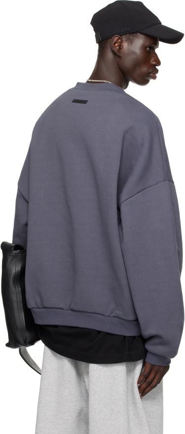 Mikina Fear of God Fear of God ESSENTIALS Fleece Crewneck Sweatshirt Navy | 192HO246264F, 2