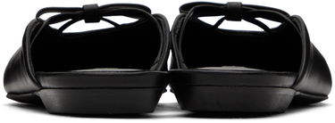 Tenisky a topánky BY FAR Leather Mules with Bow Detail Čierna | 23PFFNNFBLNAP, 1