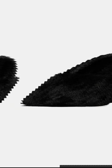 Klobúk STAND STUDIO Stand Studio Lovali Faux Fur Hat Čierna | 66562.9401, 0